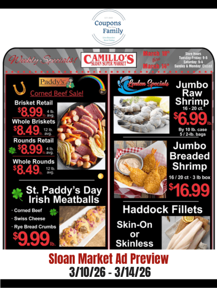 Sloan Market Weekly Ad & Meat Packages 3_10_26