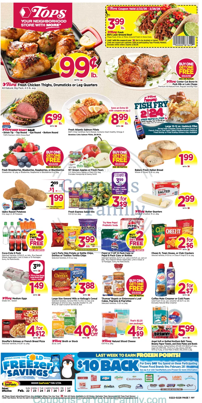 Tops Ad this week 2_22_26 pg 1 Tops Ad this week 2_22_26 pg 1