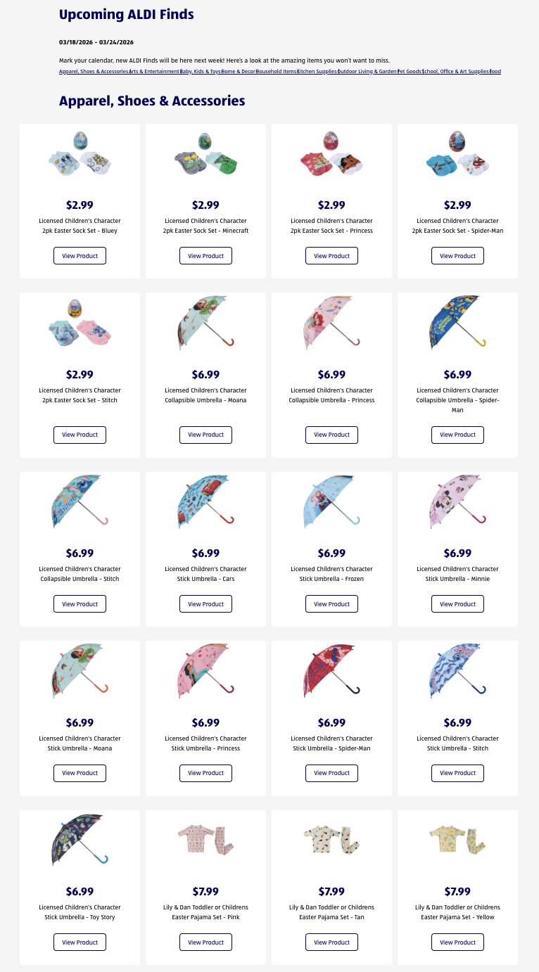 Aldi Finds 3_18_26 pg 1