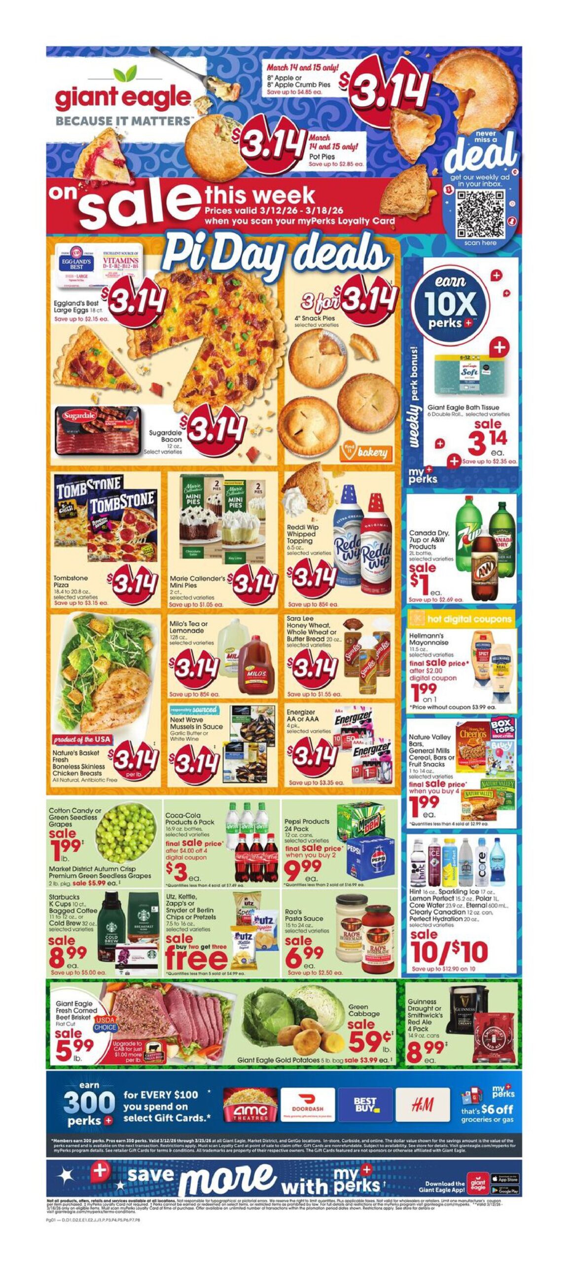 Giant Eagle Ad this week 3_12_26 pg 1