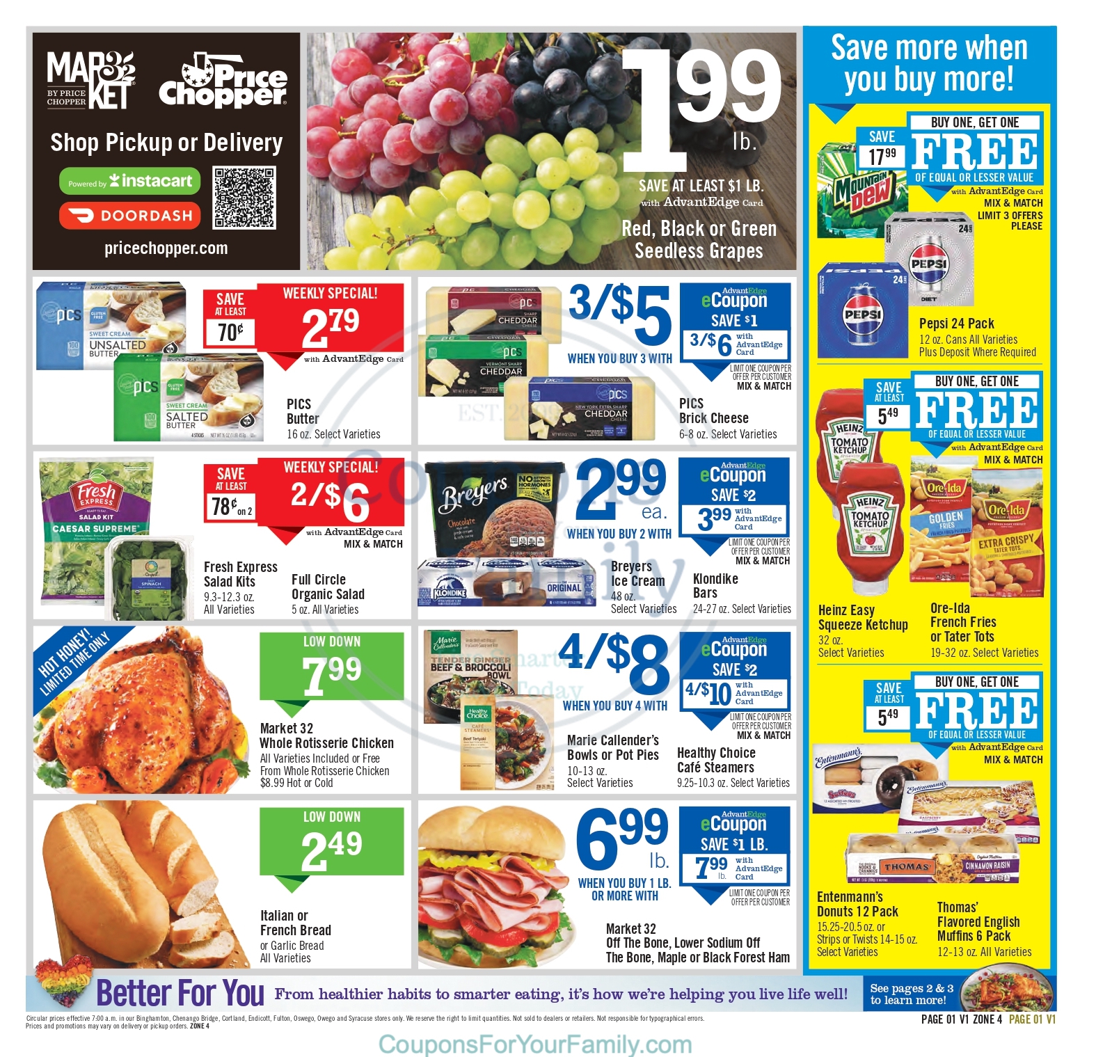 Price Chopper Ad this week 3_22_26 pg 1