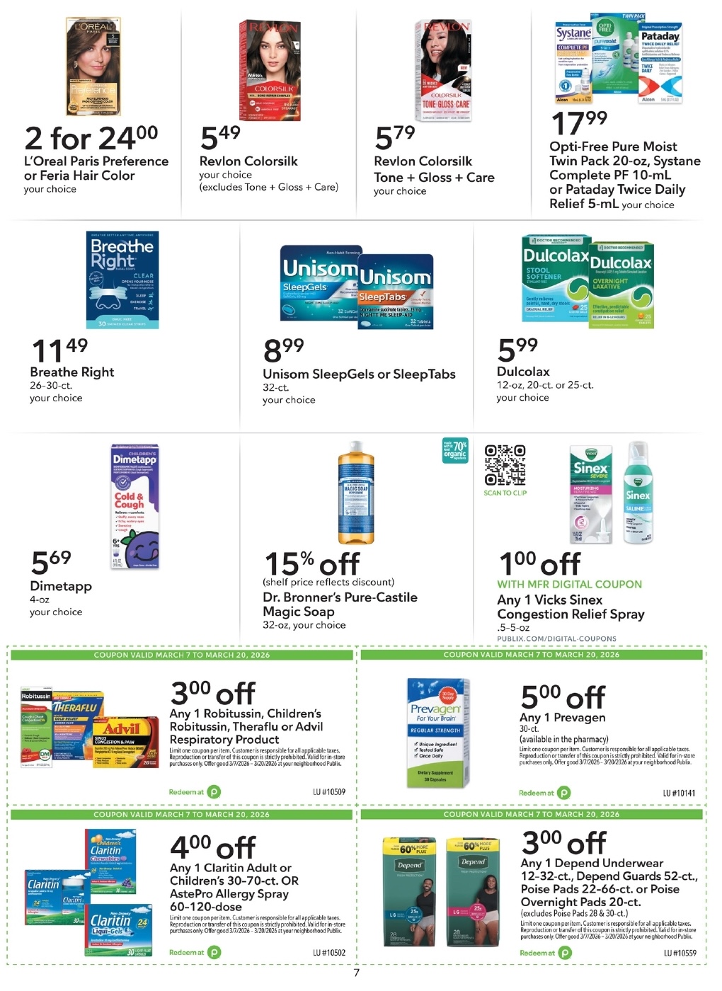 Publix Extra Savings Ad 3_7_26 pg 7