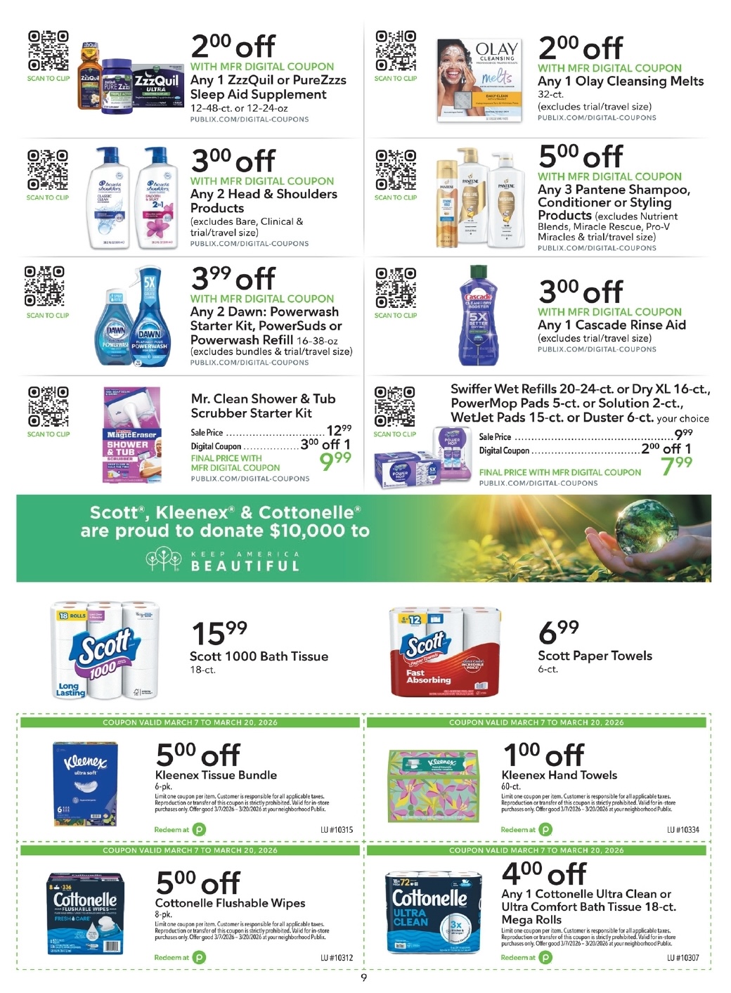 Publix Extra Savings Ad 3_7_26 pg 9