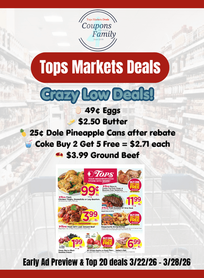 Tops Ad & Deals this week 3_22_26