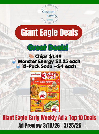 giant eagle weekly ad 3_19_26