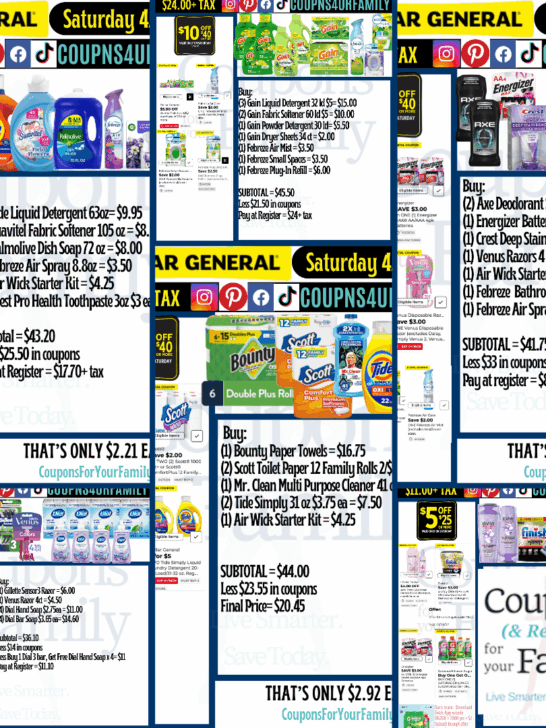 Dolla General Saturday Coupon Deals 4_18_26