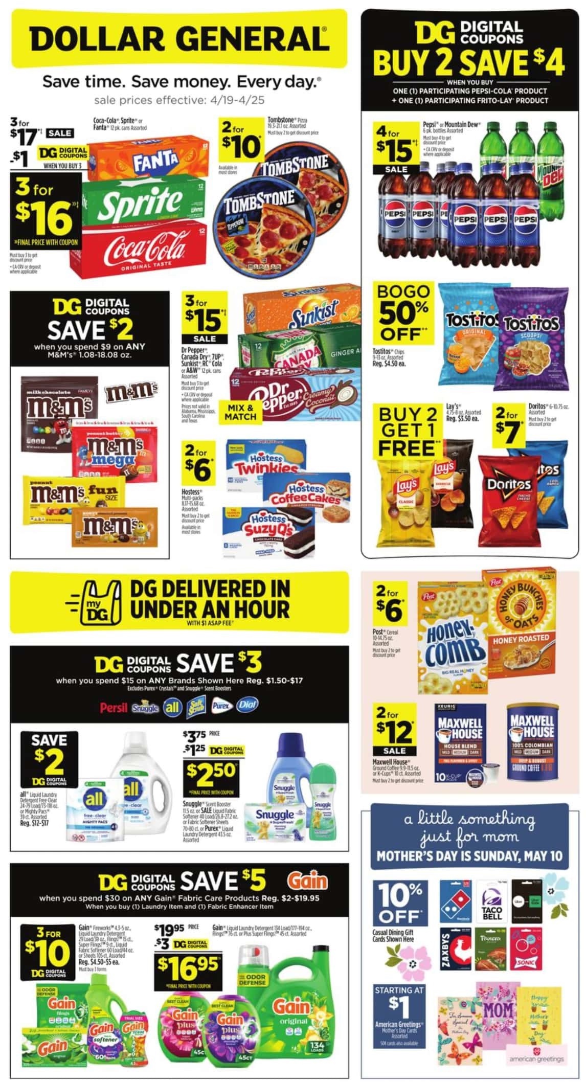 Dollar General Ad 4_19_26 pg 1