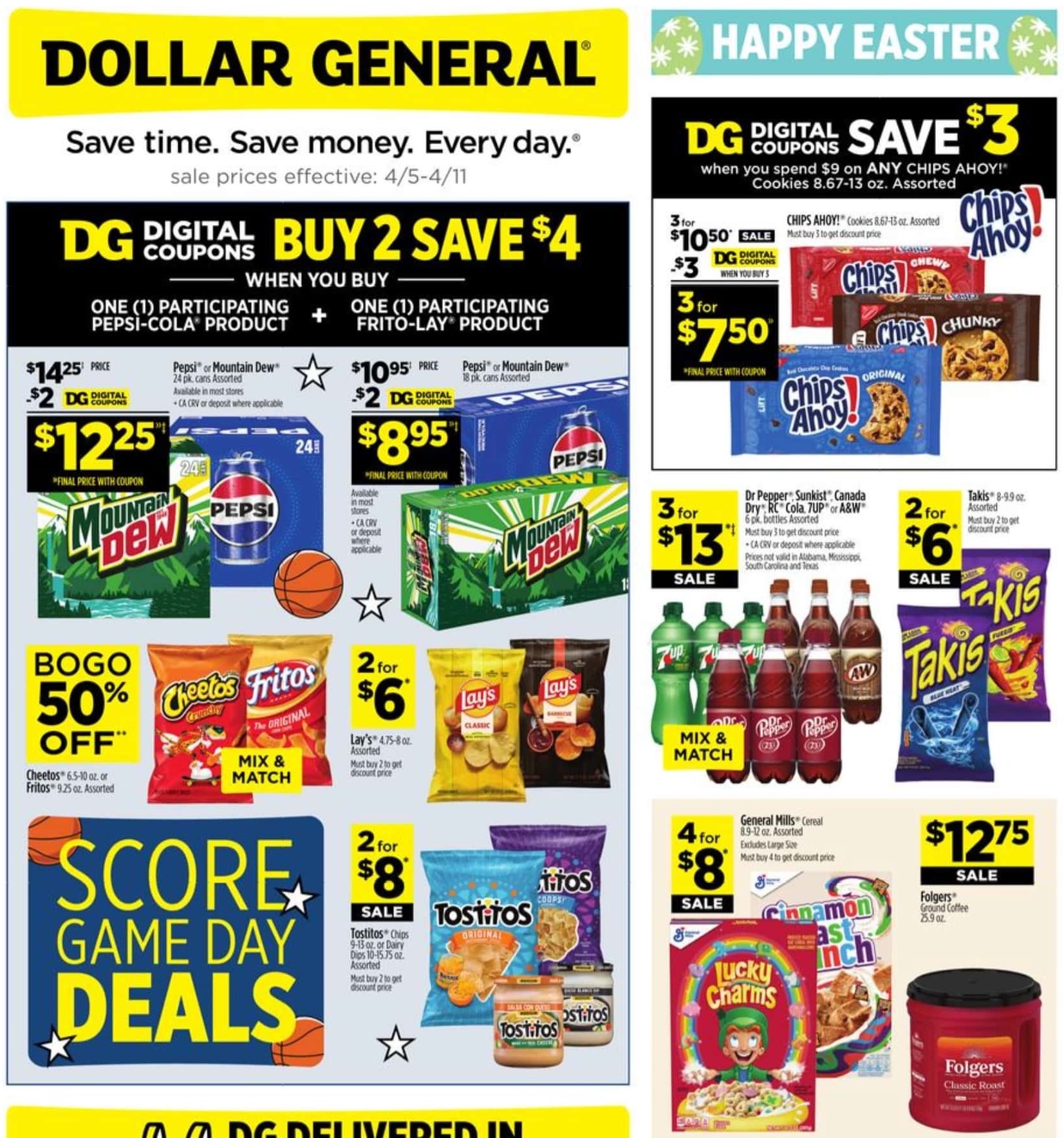 Dollar General Ad 4_5_26 pg 1 Dollar General Ad 4_5_26 pg 1