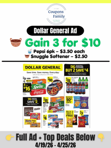 Dollar General Ad Preview 4_19_26