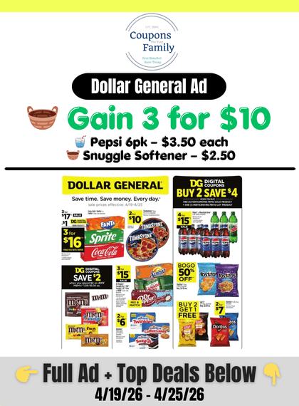 Dollar General Ad Preview 4_19_26