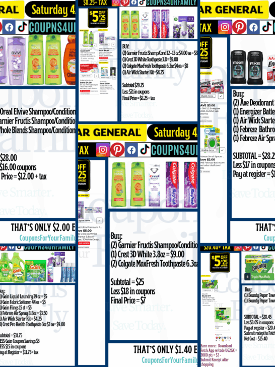 Dollar General Coupon Deals 4_25_26