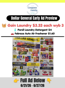 Dollar General Ad Preview 6_21_26