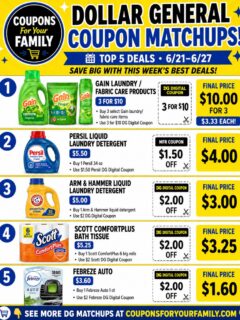Dollar General Coupon Matchups 6_21_26