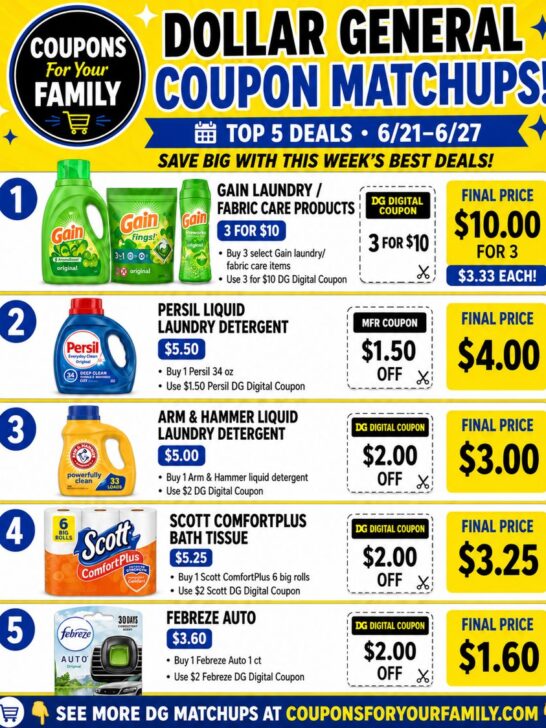 Dollar General Coupon Matchups 6_21_26