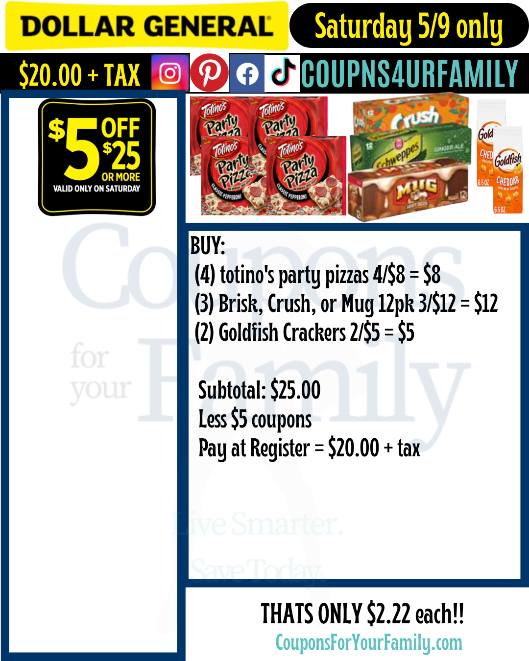 Dollar General Coupon Scenarios 5_9_26 #5 Dollar General Coupon Scenarios 5_9_26 #5