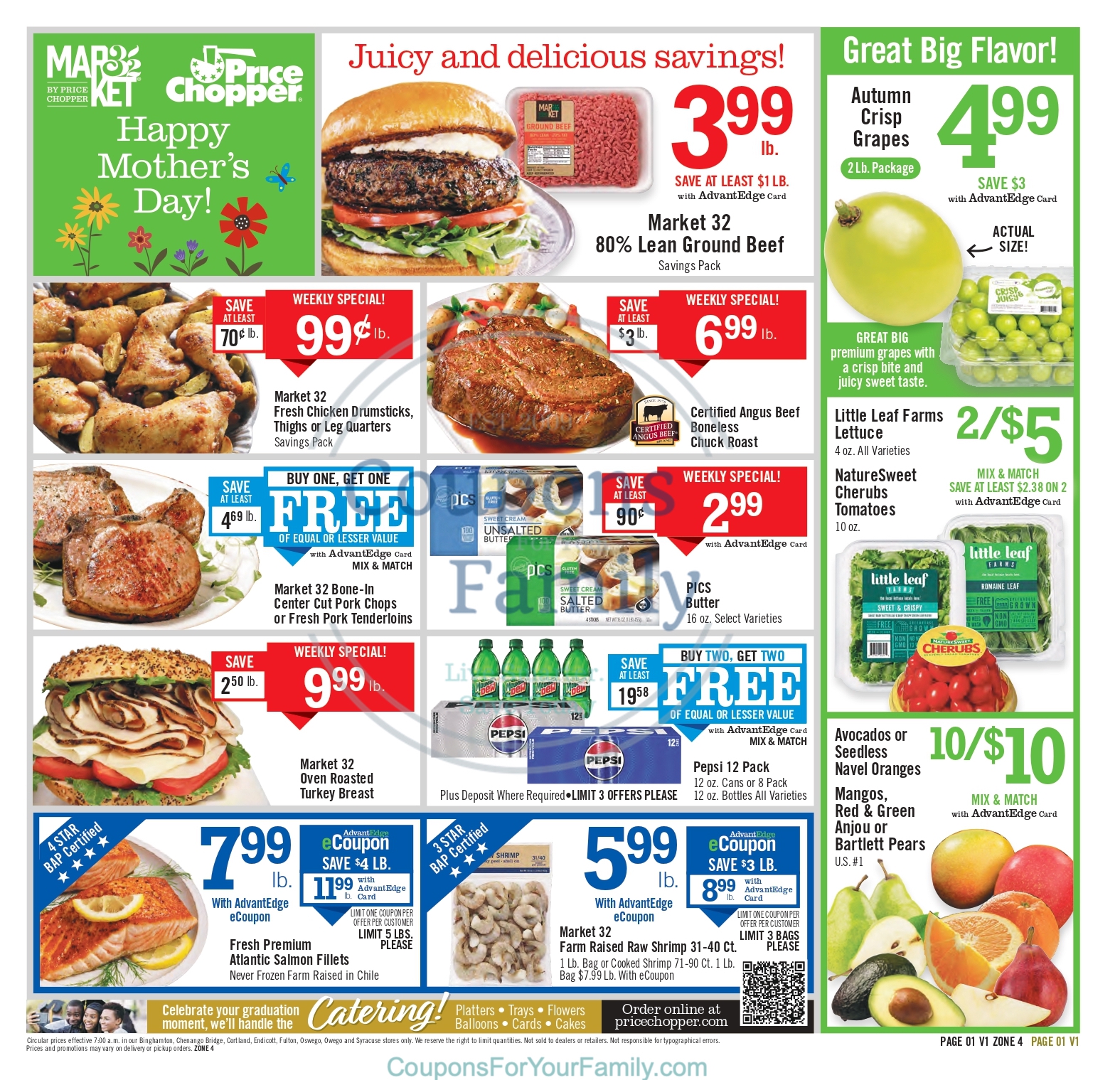 Price Chopper Ad this week 5_10_26 pg 1