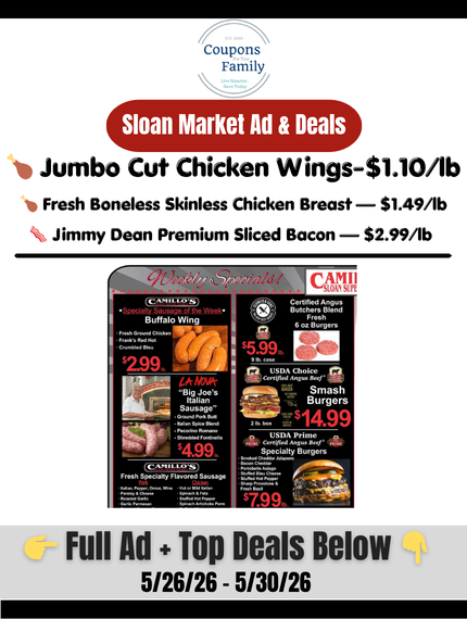 Sloan Market Weekly Ad & Meat Packages 5_26_26