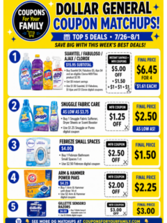 Dollar General Coupon Matchups 07_26_26