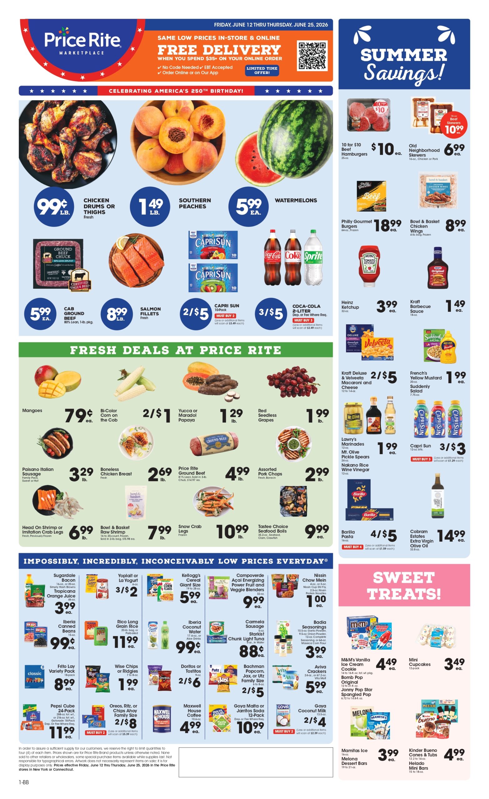 Price Rite Ad this week 6_12_25 pg 1