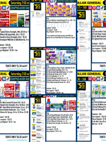 Dollar General Deals this Week 7:18:26