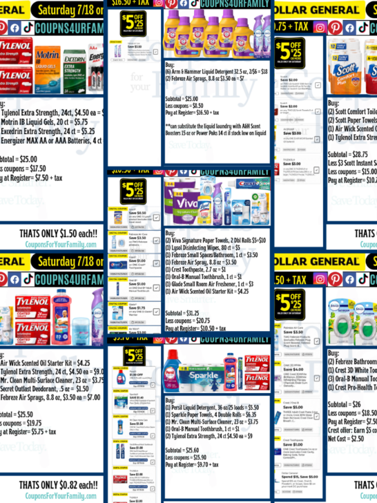 Dollar General Deals this Week 7:18:26
