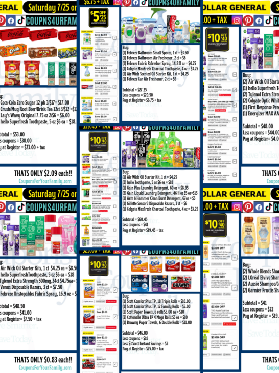 Dollar General Deals this Week 7_25_26