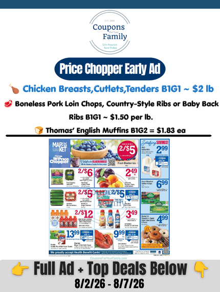 Price Chopper Weekly Ad 8_2_26