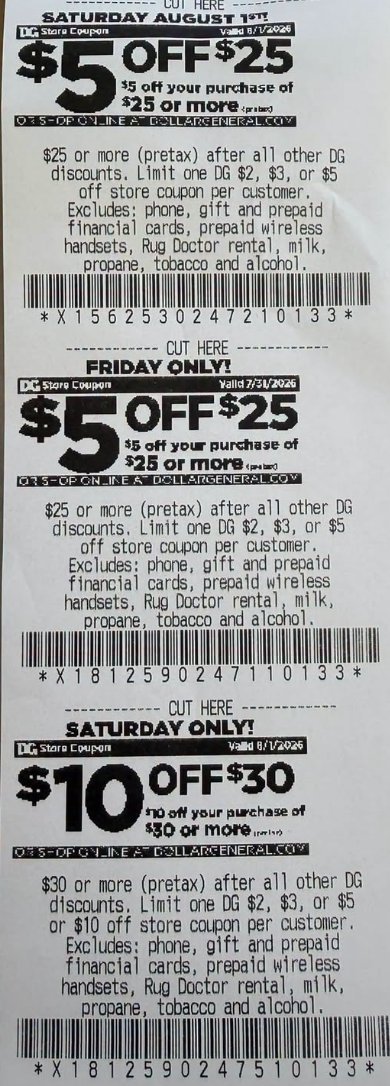 Printed $10:$30