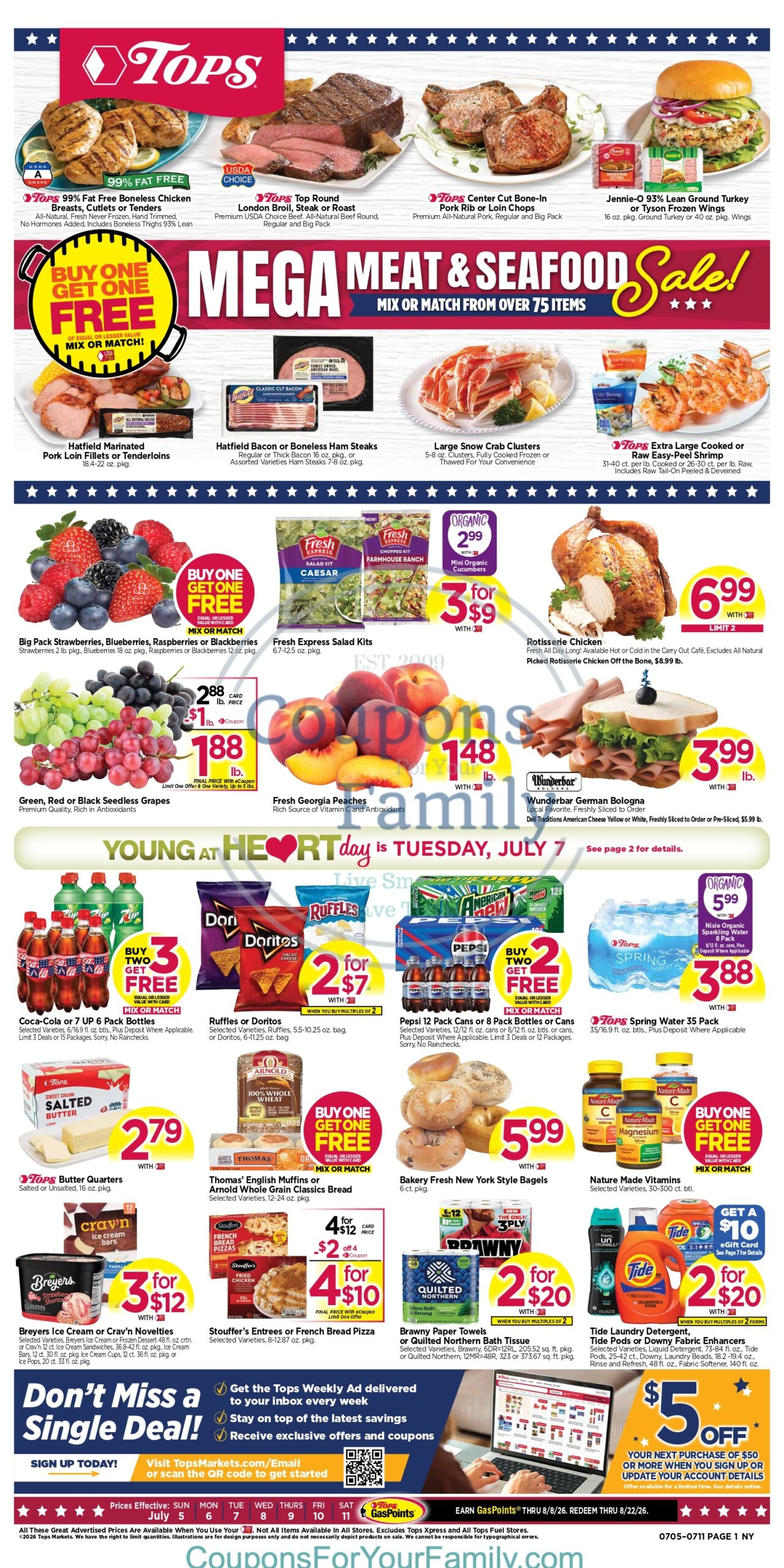 Tops Ad this week 7_5_26 pg 1 Tops Ad this week 7_5_26 pg 1