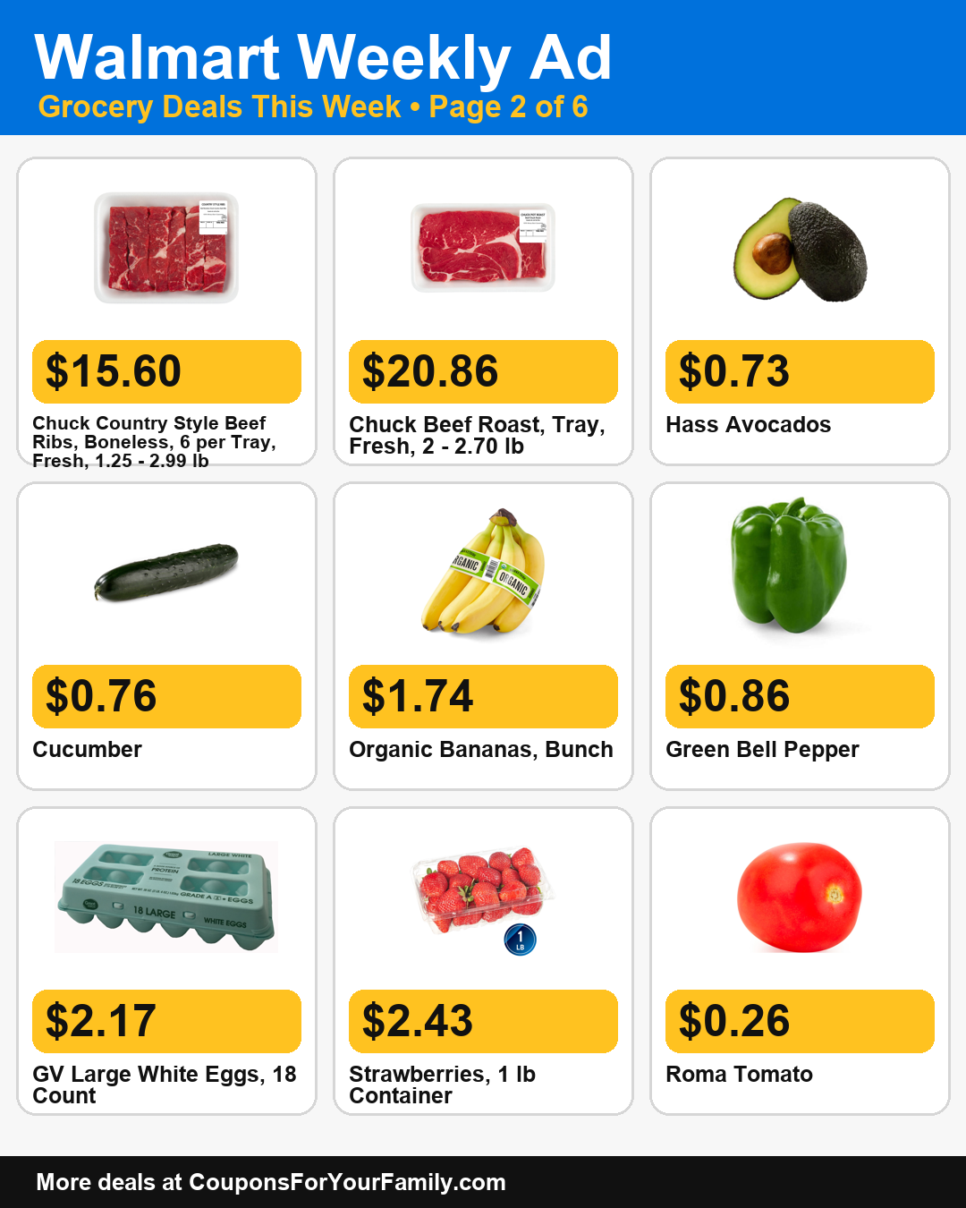 Walmart Grocery Ad This Week 7_26_26 pg 2