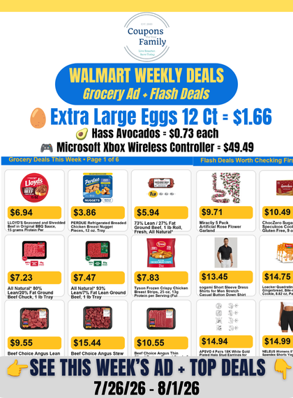 Walmart Weekly Sales Ad Preview 7_26_26