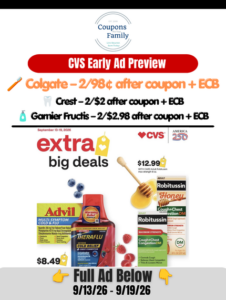 CVS Weekly Ad Preview 9_13_26