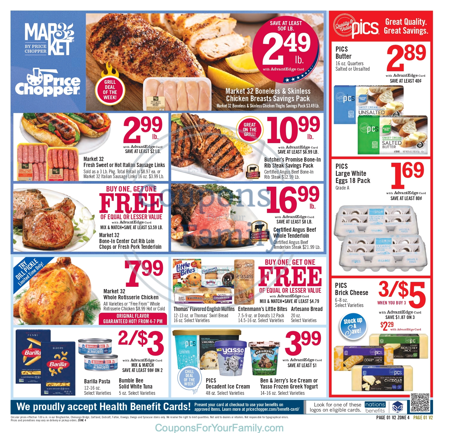 Price Chopper Ad this week 8_9_26 pg 1
