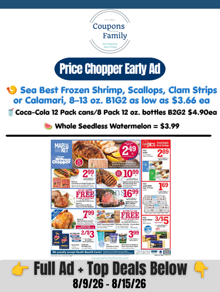 Price Chopper Weekly Ad 8_9_26