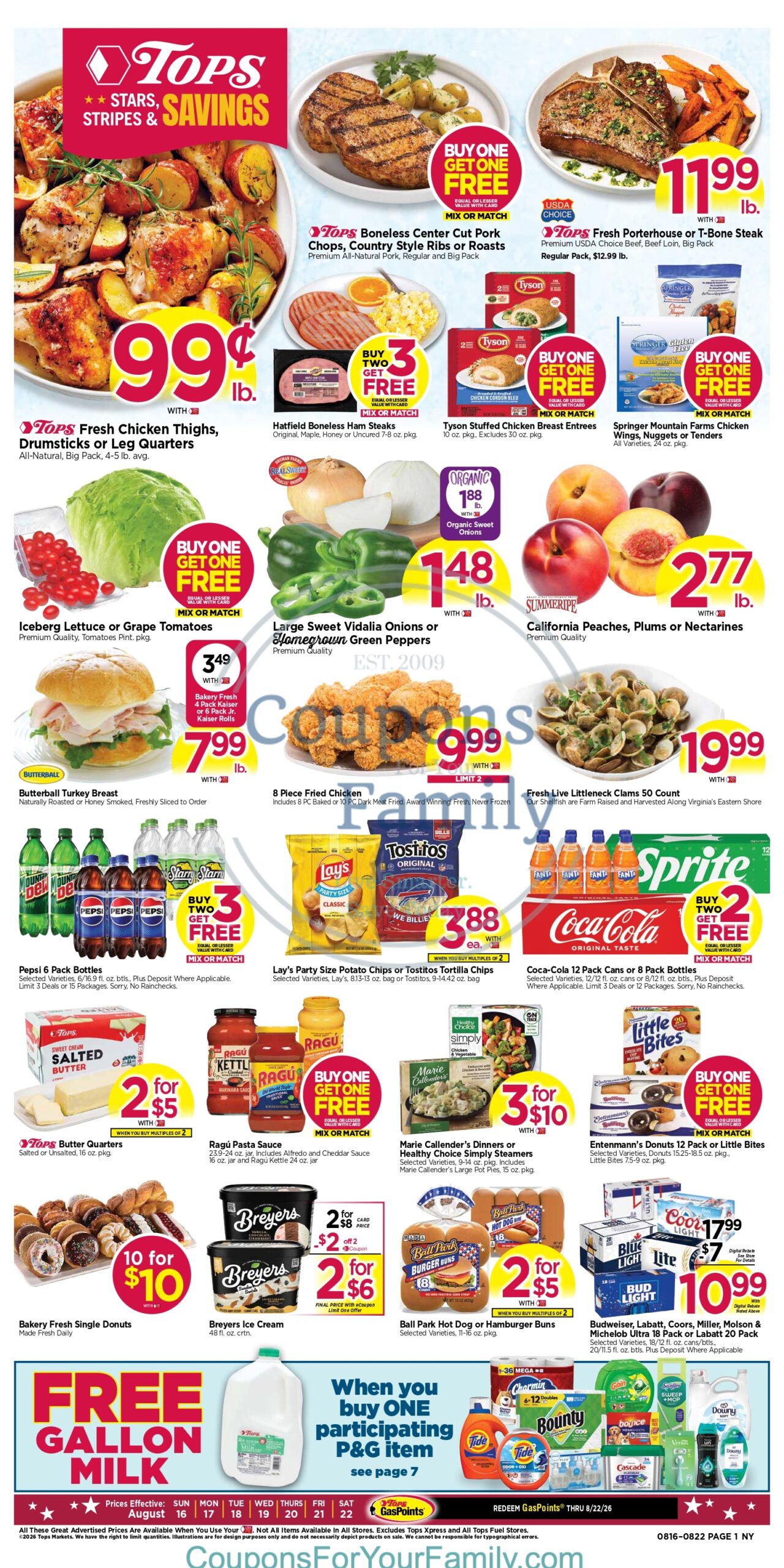 Tops Ad this week 8_16_26 pg 1 Tops Ad this week 8_16_26 pg 1
