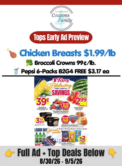 Tops Ad this week 8_30_26