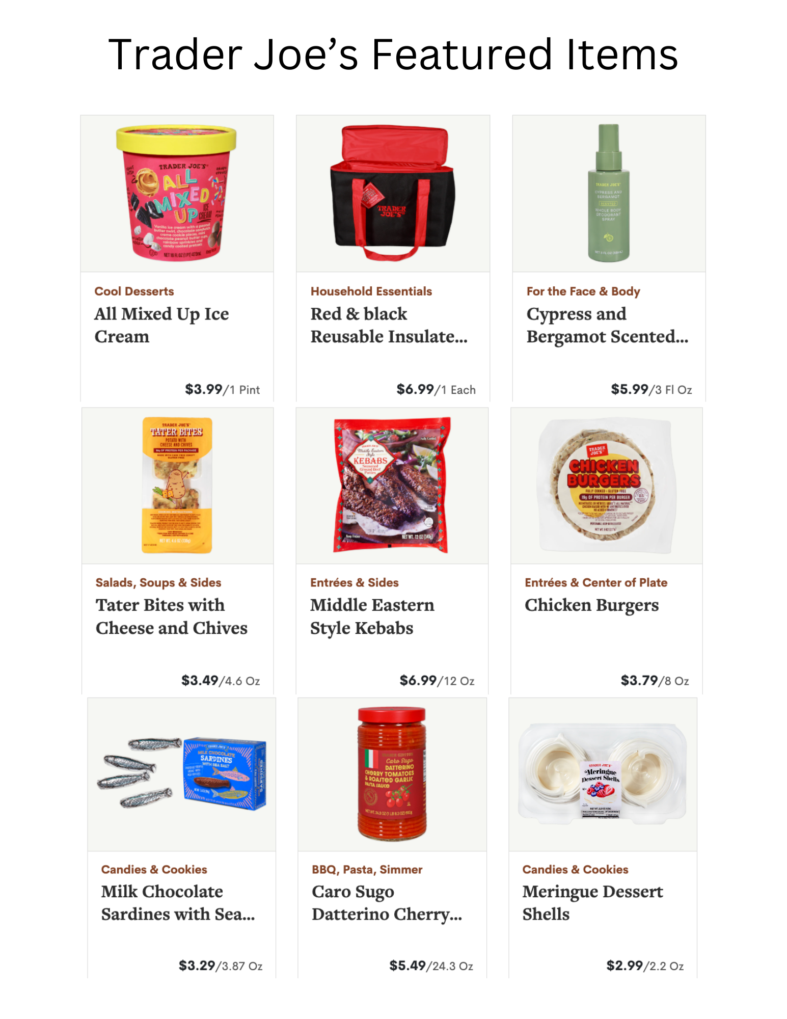 Trader Joes Fearless Flyer Ad August 2026 pg 1