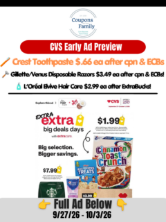 CVS Weekly Ad Preview 9_27_26