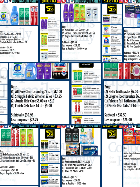 Dollar General Saturday Coupon Scenarios 9_19_26