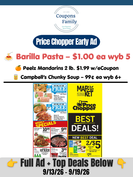 Price Chopper Weekly Ad 9_13_26