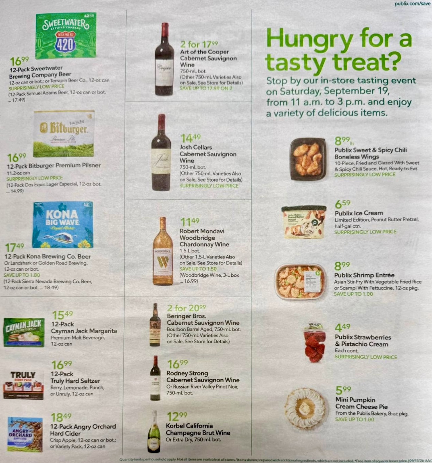 Publix Early Ad 9_16_26 pg 16