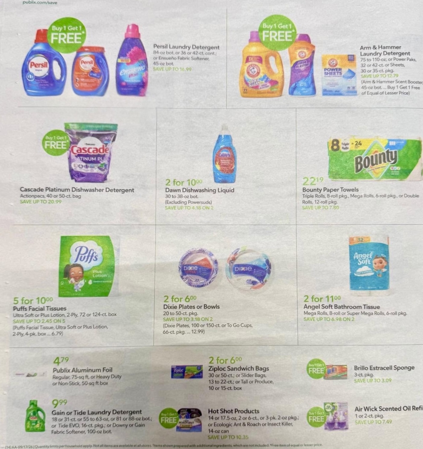 Publix Early Ad 9_16_26 pg 2
