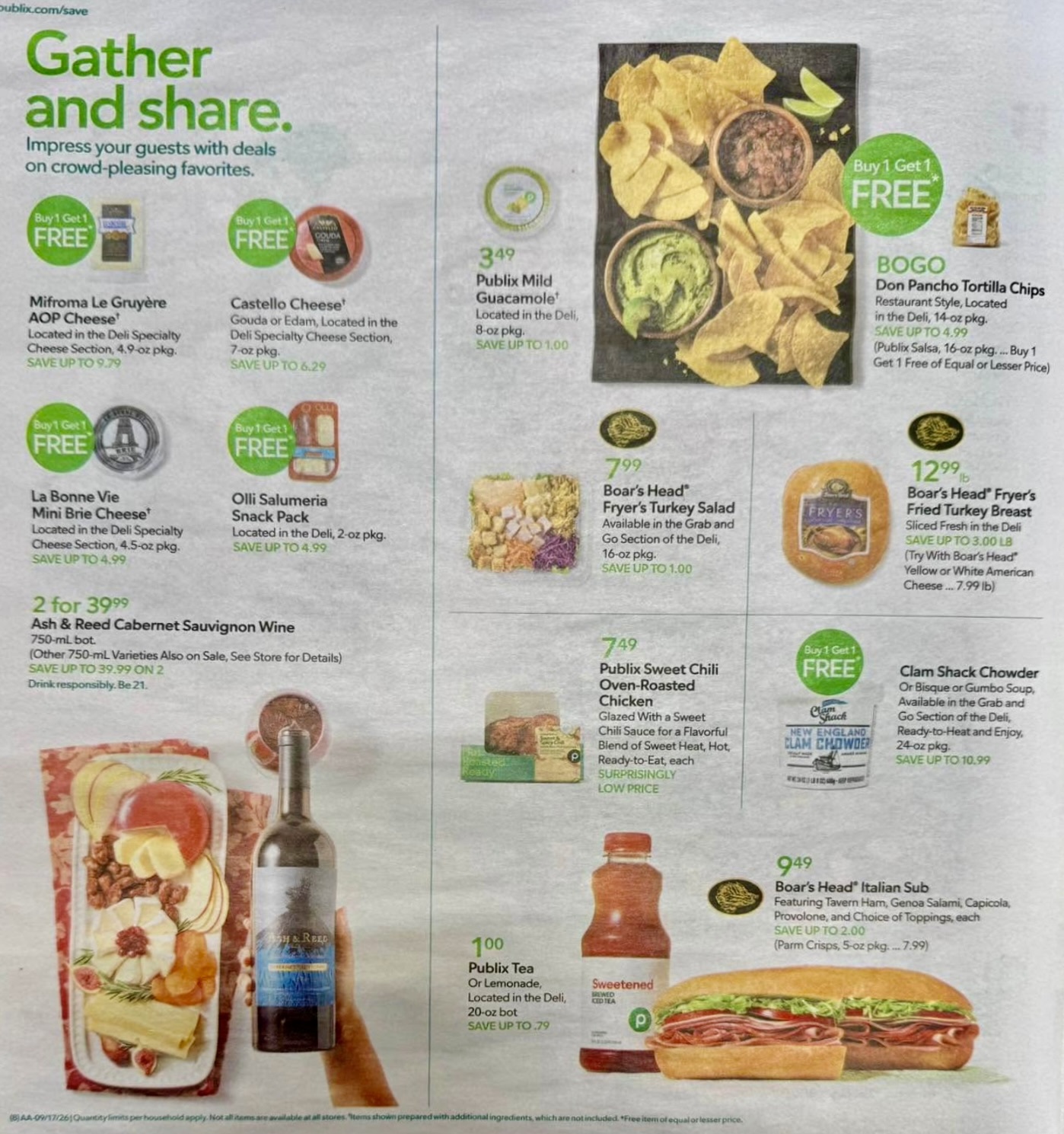 Publix Early Ad 9_16_26 pg 9