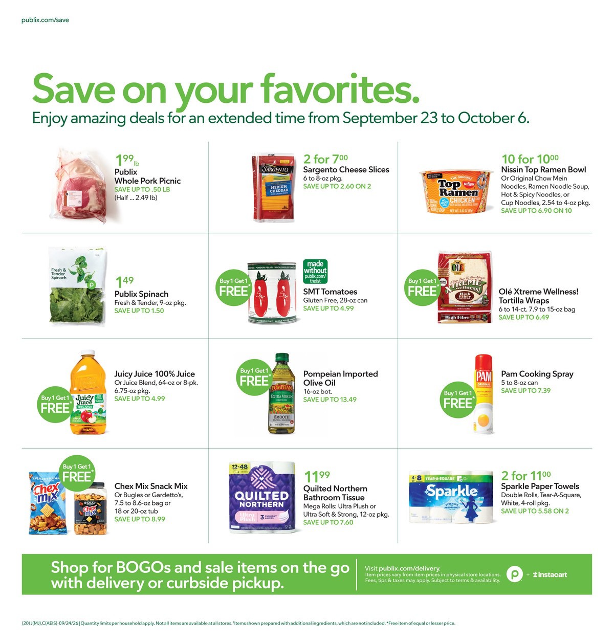 Publix Early Ad 9_23_26 pg 20
