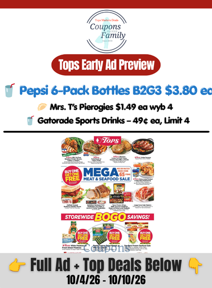 Tops Ad this week 10_4_26