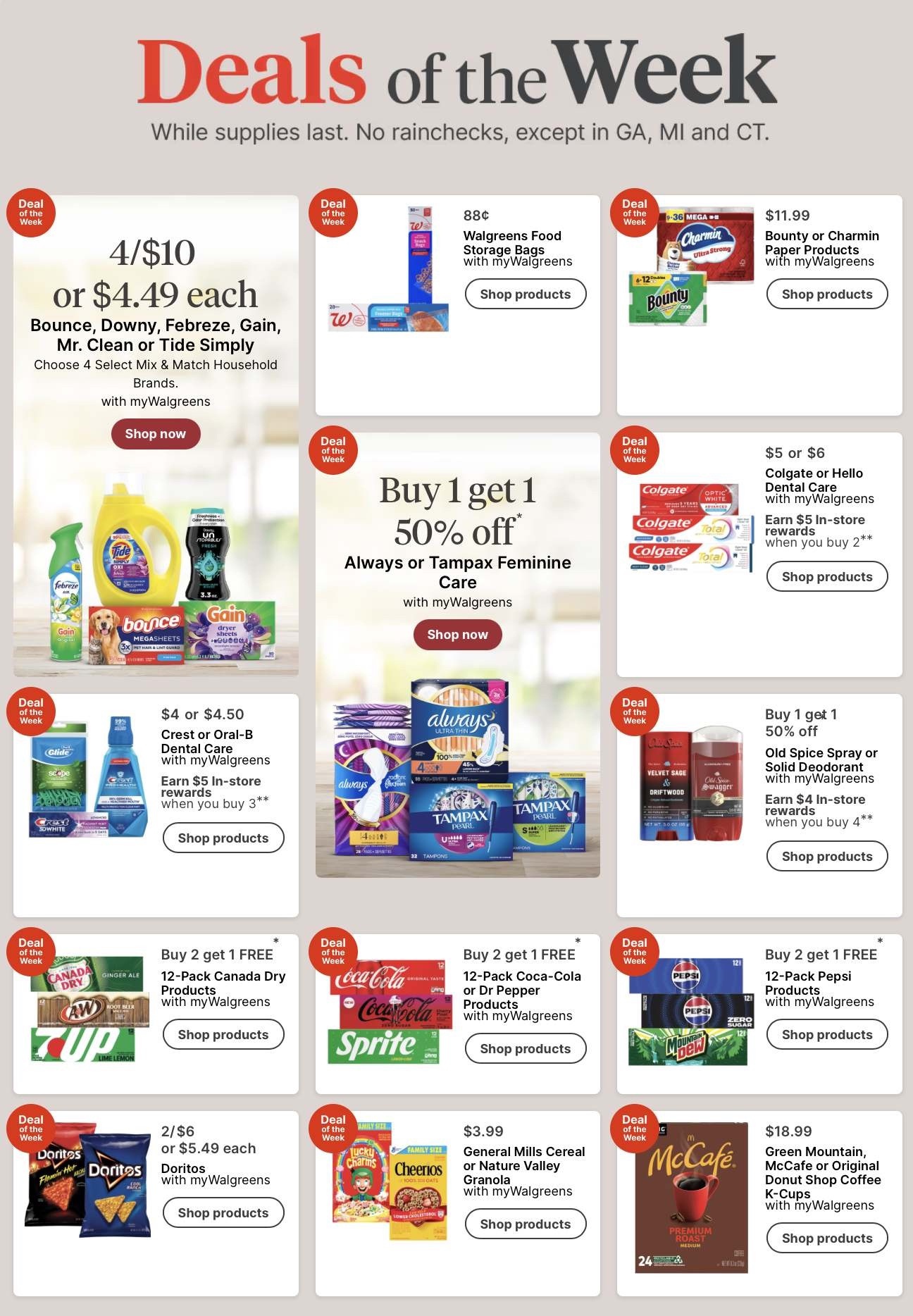 Walgreens Ad this week 9_13_26 pg 1