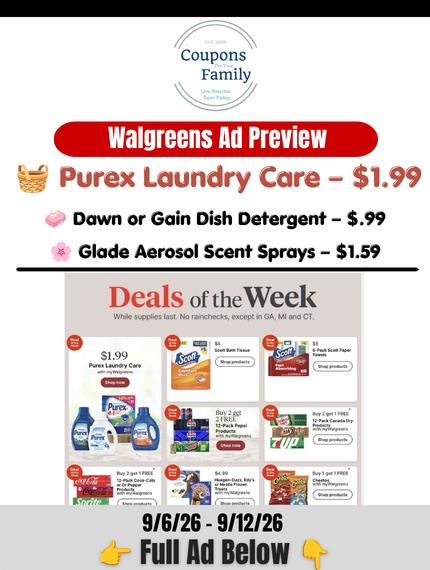 Walgreens Ad this week 9_6_26