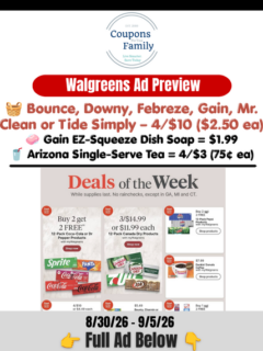 Walgreens Weekly Ad 8_30_26