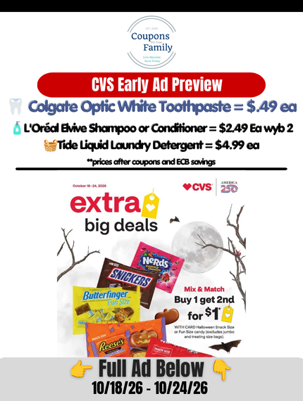 CVS Weekly Ad Preview 10_18_26