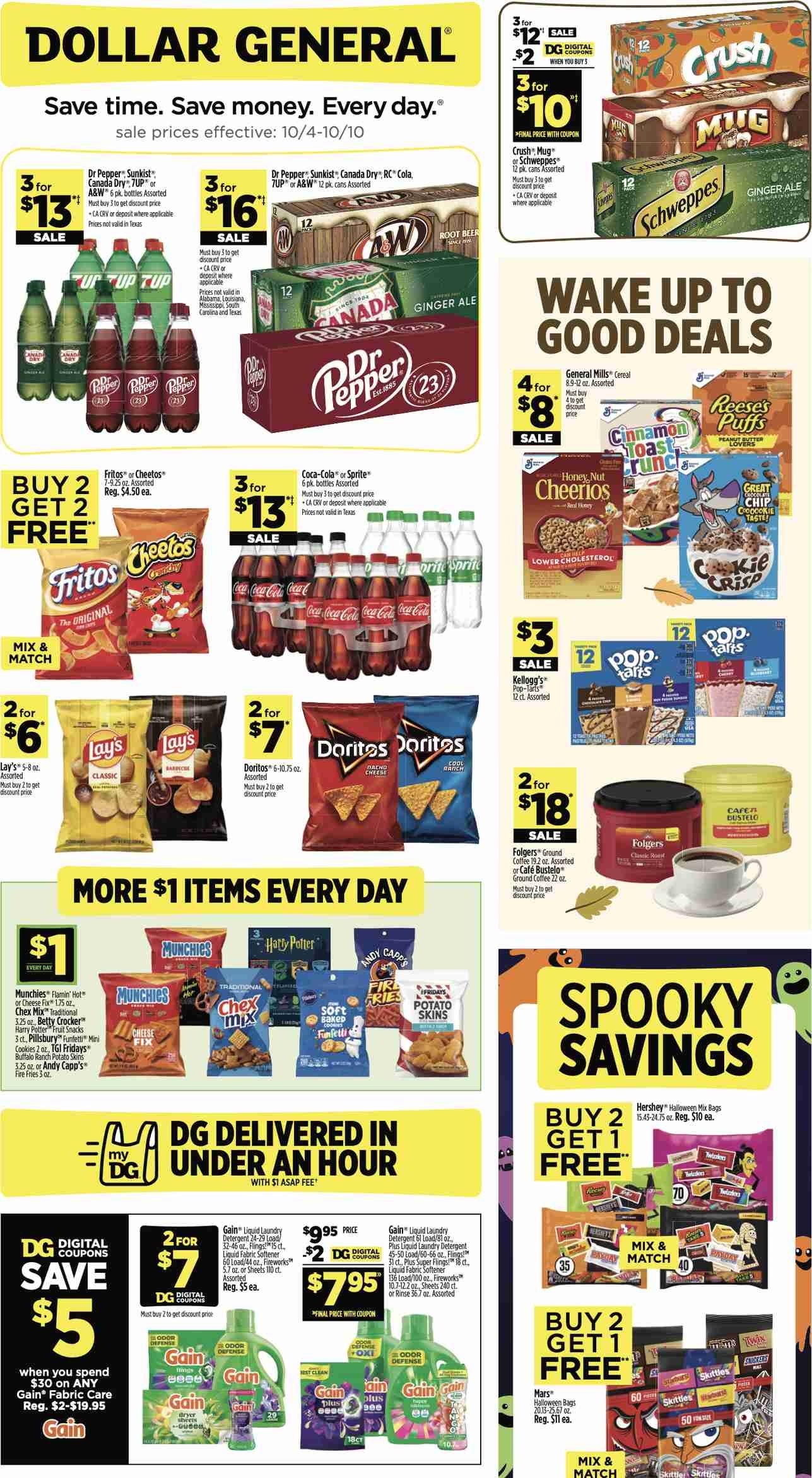 Dollar General Ad 10_4_26 pg 1 Dollar General Ad 10_4_26 pg 1